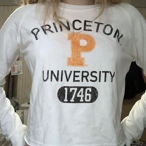 Princeton slightly cropped sweatshirt